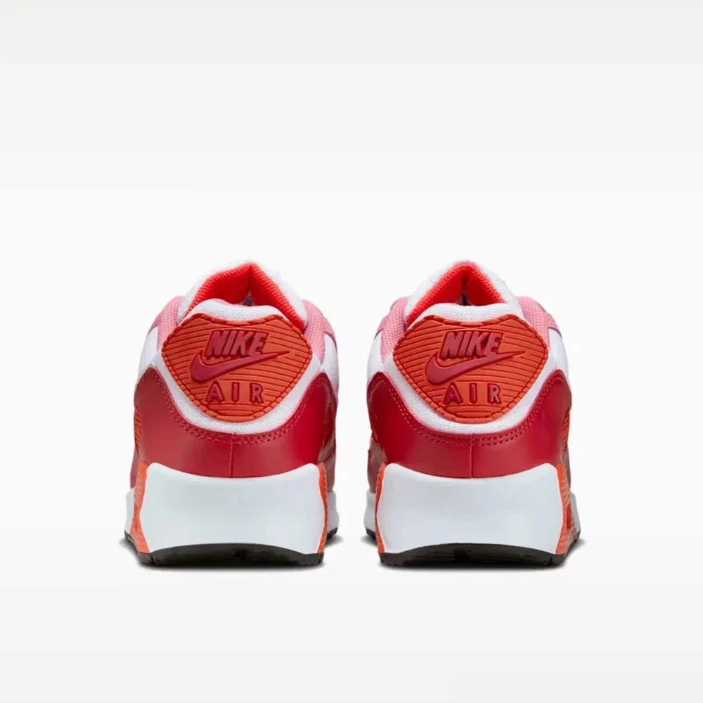 Nike Air Max 90 DM0029-600 Sneakers Mens 8.5 Peony White Lifestyle Shoes LIQ1174 - Picture 5 of 12